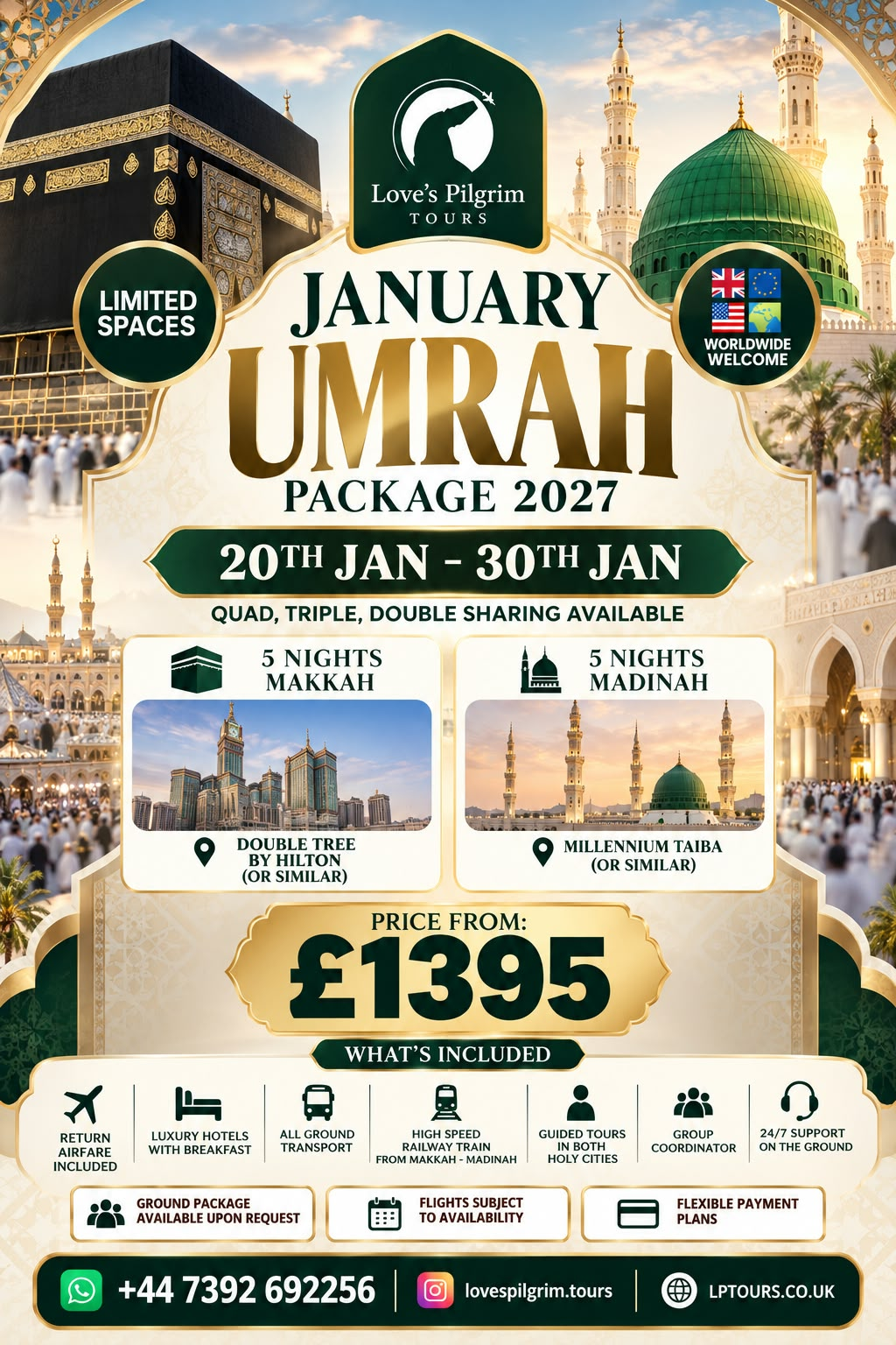 January Umrah Package 2027
